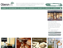 Tablet Screenshot of oberonart.co.uk